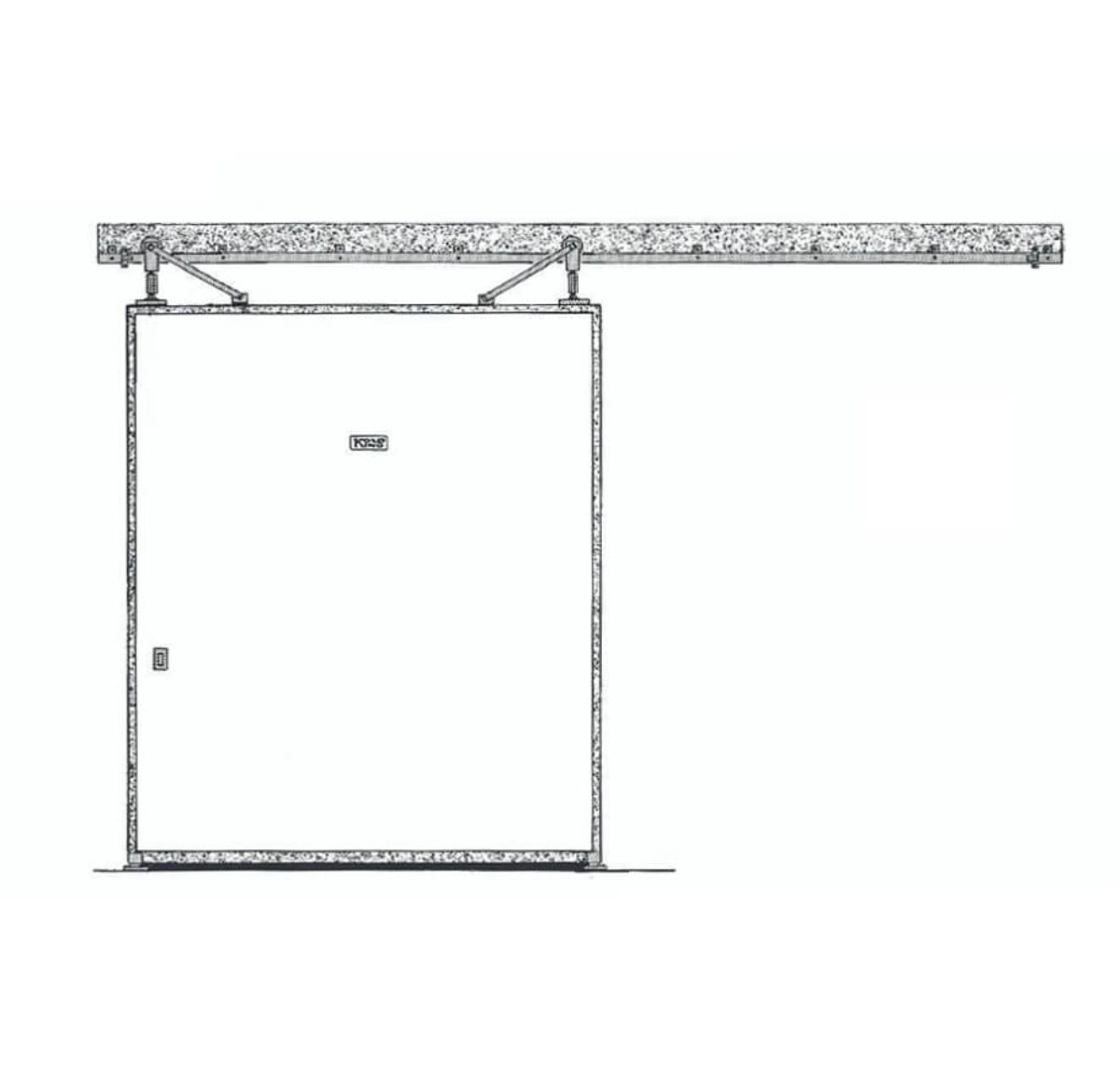 Manual Single Sliding Door 1