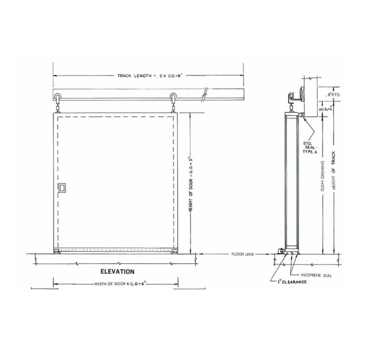 Manual Single Sliding Door 2