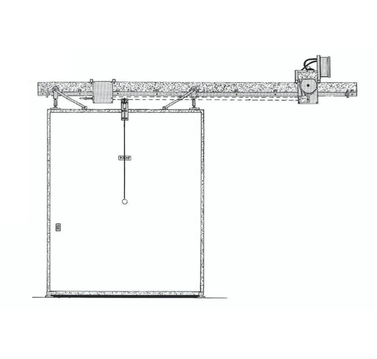 Power Single Sliding Door 1